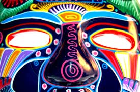 Image of a painted mask
